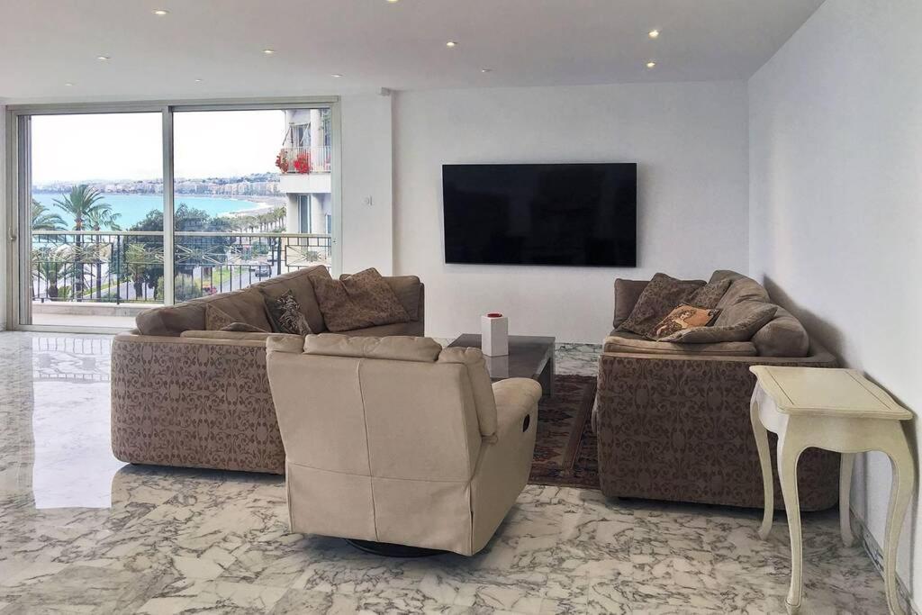 Promenade Des Anglais Amazing Sea View 140M2 3Br Ніцца Екстер'єр фото