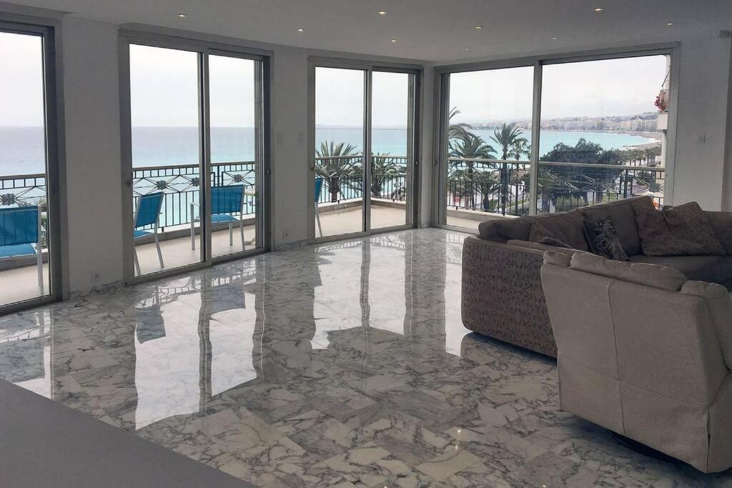 Promenade Des Anglais Amazing Sea View 140M2 3Br Ніцца Екстер'єр фото